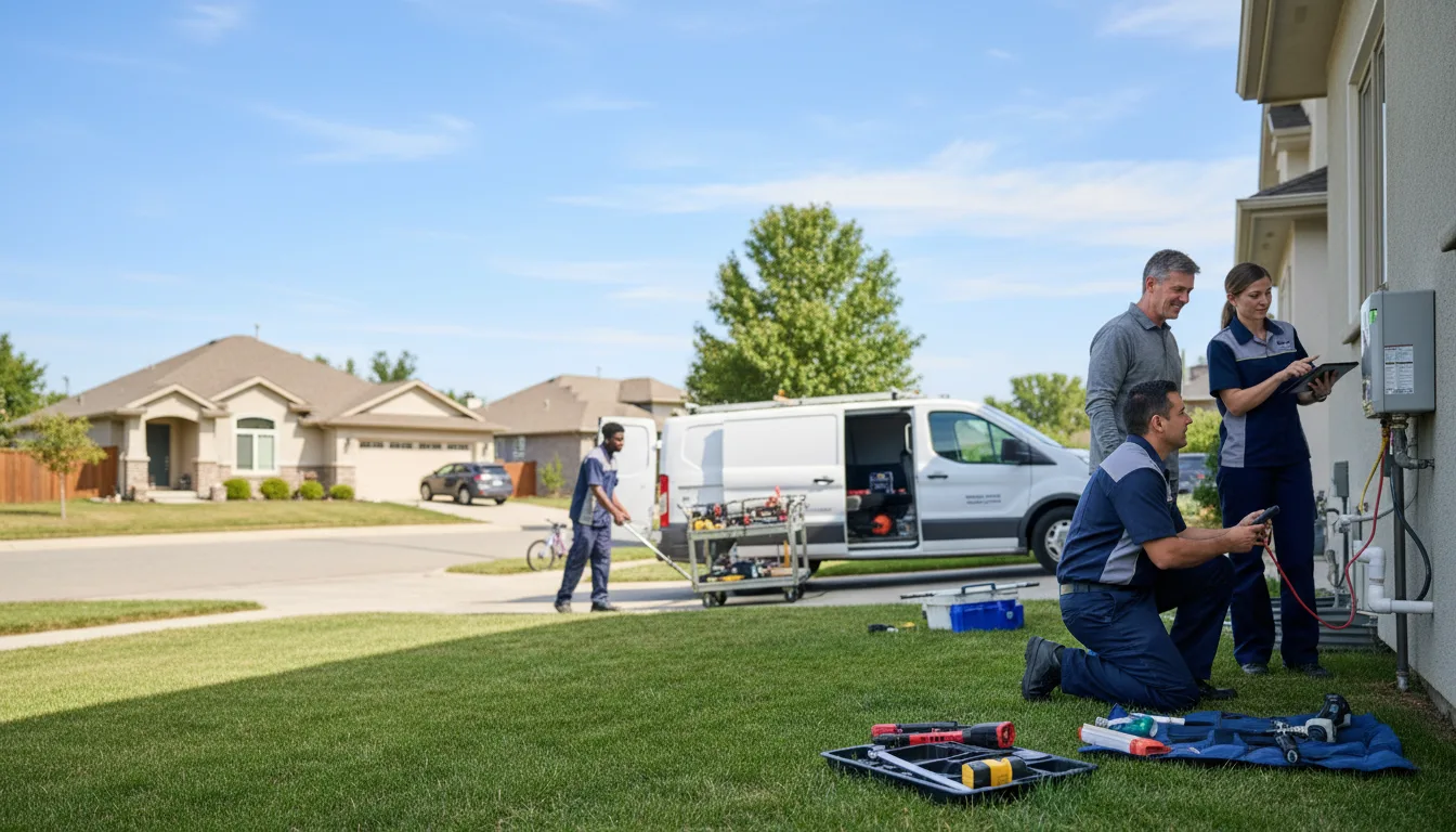 Tankless water heater service in Holyoke, MN